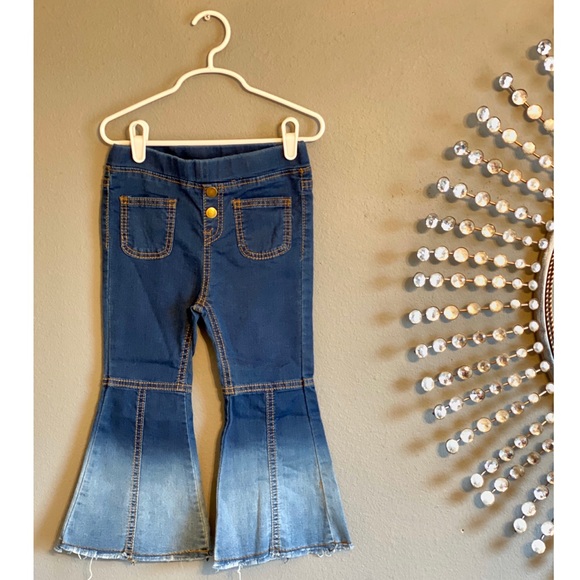 Other - 2T High Waisted Ombré Bell Bottom Jeans